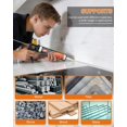 thumbnail image 5 of SILKBUT Clear Silicone Caulk, 100% Waterproof Silicone Sealant Adhesive Caulking,for RV, Kitchen,Bathroom, Window, Door, Glass,10.2FL.OZ/300ML (1Pack), 5 of 14