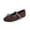 Brown, variant on Plus Size Comfort Work Shoes for Women Closed Toe Buckle Strap Soft Sole Shoes for Daily Office Wear Brown