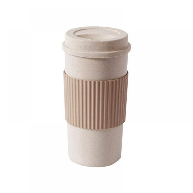 Eco Friendly Reusable 16 Oz Double Wall Coffee Tumbler Cup With Straw  Biodegradable Wheat Straw Fiber Coffee Mug Cup - Buy Eco Friendly Reusable  16 Oz Double Wall Coffee Tumbler Cup With
