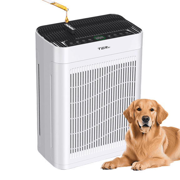 Air Purifier for Home Large Room Bedroom Up to 2500 Sq Ft with Washable Filters, H13 Hepa Double-Sided Air Filter Purifier PM 2.5 Sensor, Air Cleaner for Bedroom, Dust, Pets, Smoke, Pollon 22dB