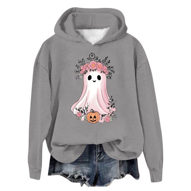 WEAIXIMIUNG Robe Sweat Femme Grande Taille Vêtements pour Femmes Automne et Hiver Tendance Sweat à Capuche Imprimé Mignon Sweat à Capuche Haut Femme