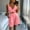 Pink lightning deals of today, variant on 2 Piece Outfits For Women Summer Crop Tops Wide Leg Shorts Suit Two Piece Lounge Matching Sets Trendy Vacation Sets