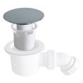 thumbnail image 3 of WEISIPU Shower Drain Trap Cover Shower Plughole Cover 115mm Plug Drain, 3 of 5