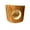 Brown, variant on Barhoo Hamster Tunnel Toy Wooden Nest Small Pet Entertainment Tunnel Molars Chewing Toy Leisure Exercise Tube Hideout for Hamsters Gerbils Small Animals Cage Accessories Pet Rodent Plaything