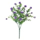 thumbnail image 3 of Guirnalda de eucalipto artificial, rosas, vegetación, hojas de eucalipto para el hogar. Púrpura, 3 of 7