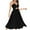 Black Dress for women, variant on ATOYSOY Women's Beach Sundress Sleeveless V Neck Elegant Casual Spaghetti Strap Cutout Tea Length A Line Split Dress High Waist Retro Workout Dress for Girls Blue