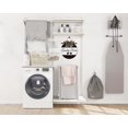 thumbnail image 2 of Eveokoki 12" Laundry Room Sign Rustic Wooden Plaque Wreaths for Wall Door, Funny Decor Vintage Hanging Sign for Laundry Room Wash House Farmhouse, 2 of 5