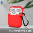 thumbnail image 2 of Funda Protectora AirPods 1° & 2° Gen. - Sovico - Silicón Flexible, 2 of 6