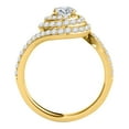 thumbnail image 3 of Aonejewelry 1 Carat Halo Diamond Dome Shaped Engagement Ring In 14k Yellow Gold, 3 of 4