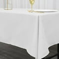 thumbnail image 4 of BalsaCircle 10 Pieces 60" x 102" White Rectangle Polyester Tablecloths Table Cover Linens, 4 of 7