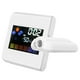 thumbnail image 1 of Estación Meteorológica, Reloj De Monitoreo Del Tiempo, Con Pantalla LED Carga USB Para Interior Para El Hogar Para Laboratorio Para Oficina Fugacal Blanco, 1 of 8