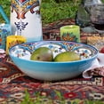 thumbnail image 5 of Euro Ceramica Inc. Euro Ceramica Zanzibar 18" Oval Platter and Bowl Serving Set, 5 of 5