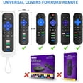 thumbnail image 6 of XiHAMA 2-Pack Replacement Compatible with Roku TV Remote Compatible for TCL Roku/Onn Roku/Hisense Roku/Philips Roku/Sharp Roku/Westinghouse Roku/Insignia Roku TV [Remote Control for Roku TV Only], 6 of 7