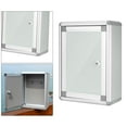 thumbnail image 4 of Abbracc Small Suggestion Box Mailbox Wall Mounted Mailbox Post Box Office Letter Box for 1, 4 of 8