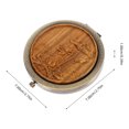 thumbnail image 3 of MasteelfCA 1pc Portable Makeup Mirror Chinese Ancient Style Double-sided Small Round Mirror, 3 of 7