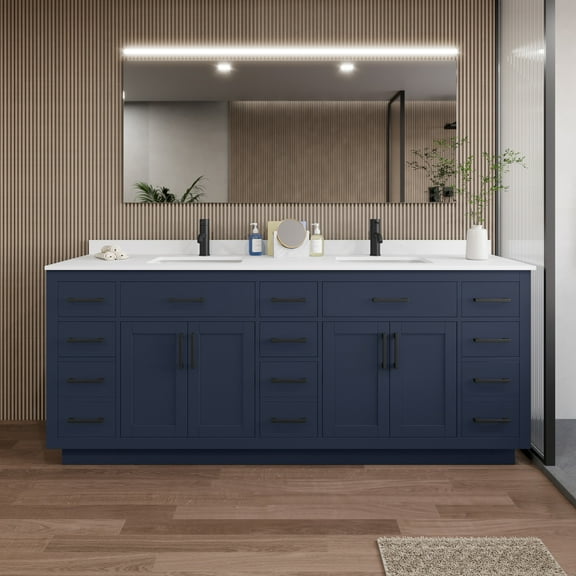 Wyndham Collection Wcg262684d-Vca-Unsmxx Beckett Tk 84" Free Standing Double Basin Vanity