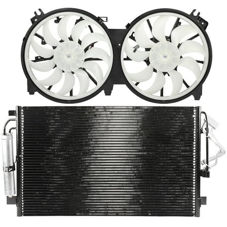 ECCPP 621-304 Cooling Fan 3639 Condenser Replacement for 2009-2014 for Nissan Maxima 3.5L