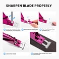 thumbnail image 5 of MelodySusie Nail Clippers, Adjustable Stainless Steel Trimmer for Fake Nail Tips and Acrylic Nails, Wine Red, 5 of 8