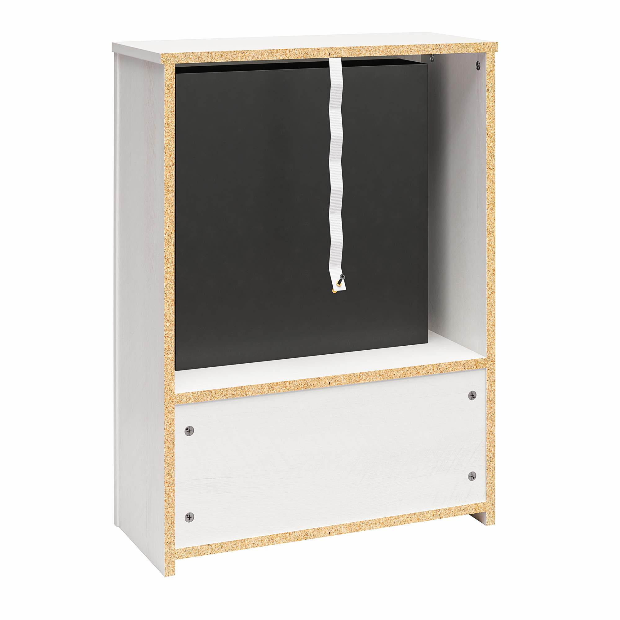 Clermont Electric Fireplace Mantel, Ivory Oak