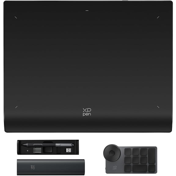 XPPen Wireless Drawing Tablet Deco Pro LW 2nd 11 Inch Bluetooth Computer Graphics Tablet with X3 Pro Stylus & Mini Key-dial Digital Drawing Pad for Animation Digital Art Video Editing