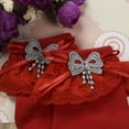 thumbnail image 3 of ITFABS Infant Baby Girls Ruffle Socks Eyelet Frilly Lace Princess Ankle Socks, 3 of 9