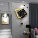thumbnail image 3 of Relojes De Pared Modernos, Reloj Silencioso Sin Tictac, Decoración Única, Reloj Colgante Cuadrado, Reloj Contemporáneo Para Sala De Estar Y Dormitorio Advancent HA026618-02, 3 of 6