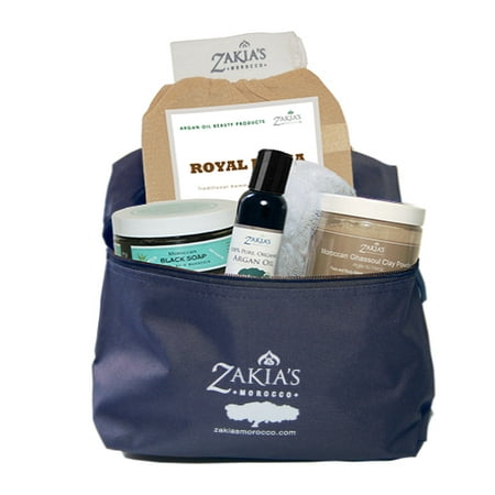 The Hammam Argan Oil Home Spa Bag - Eucalyptus