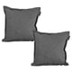 thumbnail image 1 of Cojin Decorativo Cuadrado Set de 2 Rivo Gris, 1 of 4
