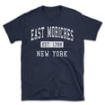 thumbnail image 1 of East Moriches New York Classic Established Men's Cotton T-Shirt, 1 of 1