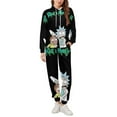 thumbnail image 4 of Rick And Morty Unisex Adult Sweatsuits Hoodie & Sweatpants Long Sleeve Hooded Sweatshirt Matching Joggers Tracksuit Sets XL, 4 of 9