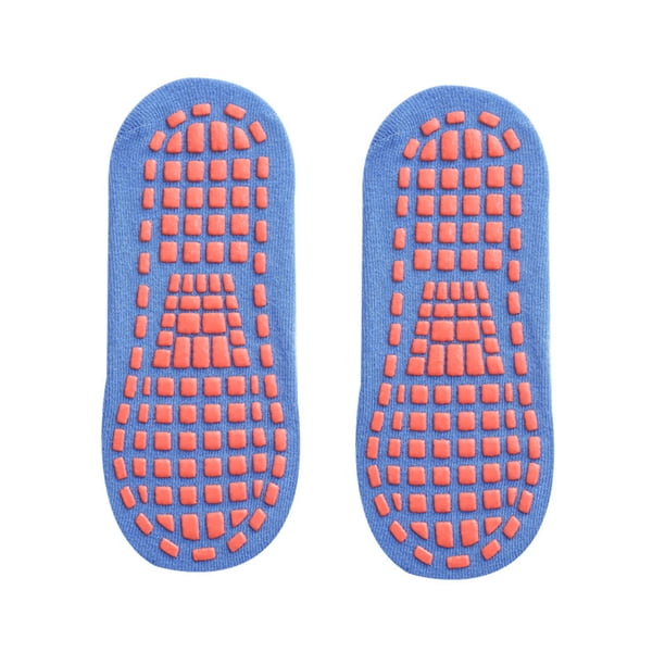 Calcetines de trampolín para niños, niños, adultos, yoga, deporte, algodón, antideslizantes, calcetines de suelo Tmvgtek Deportes al aire libre
