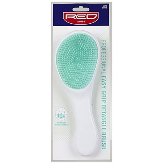 Red By Kiss, Professional Easy Grip Detangle Brush With Handle 1 Brush - (Pack of 6)