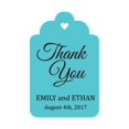 thumbnail image 1 of 100 PCS Custom Made Hang Tags Personalized Wedding Favor Thank You Gift Tags, 1 of 1