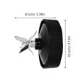 thumbnail image 2 of SKISUNO Black Juicer Assembly Replacement Part with Perfect Fit Motor Base and Stainless Steel, 2 of 8