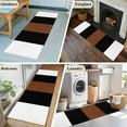 thumbnail image 6 of Brown Black White 2'x6' Runner Rug, Contemporary Boho Modern Art Washable Non-Slip Area Rugs for Hallway Kitchen Floor Bedroom Entryway, Laundry Carpet Decoration Indoor Mat, 6 of 9