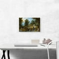 thumbnail image 2 of ARTCANVAS Woodland Road With Wagon And Travelers Canvas Art Print by Jan Brueghel The Elder - Size: 18" x 12" (0.75" Deep), 2 of 9