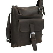 Vagarant Traveler 12.5" Cowhide Leather Satchel Bag LS02.DB