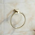 thumbnail image 4 of Self Adhesive Towel Holder,stainless Steel Bathroom Towel Ring 7.08 In, 4 of 5