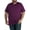 ITALIAN PLUM, variant on Slub Knit V-Neck T-Shirt Pool Green Heather 4XLT