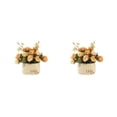 thumbnail image 4 of Matsuzay Simulación de bonsái, macetas artificiales, flores falsas, mano de obra, accesorios para el hogar, decoración, dulce regalo, plantas tipo 5 2piezas, 4 of 6