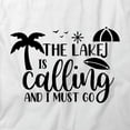 thumbnail image 2 of The Lake Is Calling T-Shirt | Outdoors White Tee Gift, 2 of 5