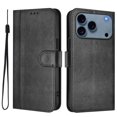 thumbnail image 2 of For iPhone 17 Pro Max 6.9inch Phone Case Wallet, Flip Leather TPU Cover with Card Holder Wrist Strap Shockproof Phone Case,Black,For iPhone 17 Pro Max, 2 of 11
