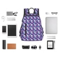 thumbnail image 4 of Balery Skull Flower Mochila Ligera para Hombres y Mujeres – Resistente y Impermeable, Ideal para la Escuela, el Trabajo, los Viajes y el Uso Diario, 4 of 7