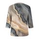 thumbnail image 4 of Xuyuer Womens Plus Size Tops 3/4 Sleeve Blouses Shirts Casual V Neck Loose Tunic Tops 1X-5X Tops with Button Cuffs Dressy Casual V Neck Summer Outfits Early Fall Fashion Clothes 2026, 4 of 5