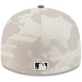 thumbnail image 4 of Men's New Era Light Beige/Olive Cleveland Guardians 2025 Armed Forces Day 59FIFTY Fitted Hat, 4 of 5