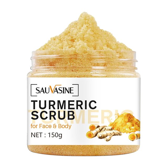 Exfoliante de cúrcuma, cuidado corporal, exfoliante, exfoliante de cúrcuma, gel de baño, exfoliante iluminador, blanqueamiento corporal