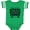 Football Green and White, variant on Only the Best Nephews Get Promoted to Cousin Boys or Girls Baby Bodysuit