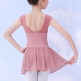 thumbnail image 6 of Eltusu Girls Ballet Dance Dress, Sleeveless Comfy Practice Cotton Leotard Skirts Hot Pink Size 10-11 T, 6 of 8