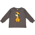 thumbnail image 3 of Inktastic Cute Giraffe, Giraffe with Sunglasses, Cute Animal Boys or Girls Long Sleeve Toddler T-Shirt, 3 of 5