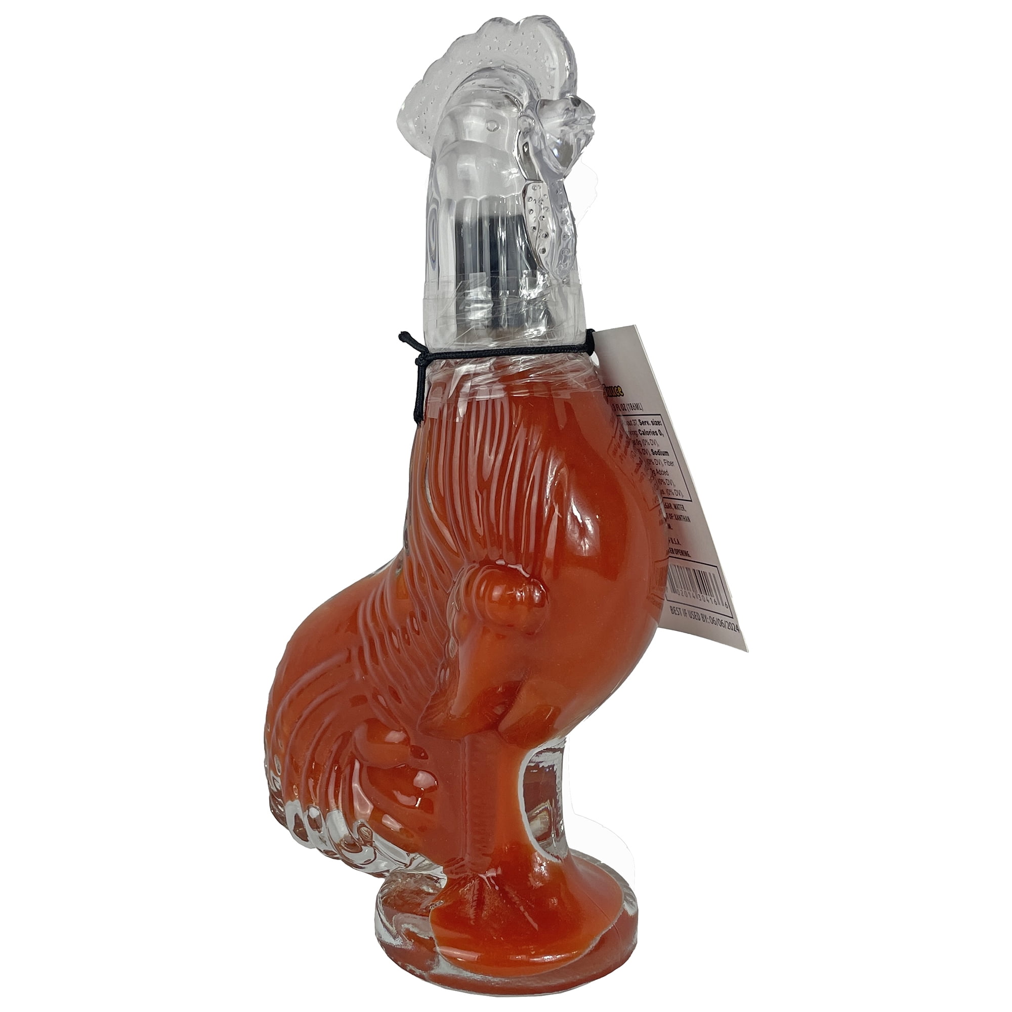 Don't Be Chicken Molded Glass Bottle contains 6.3oz of Red Habanero Hot Sauce Gift from MSRF, Inc.